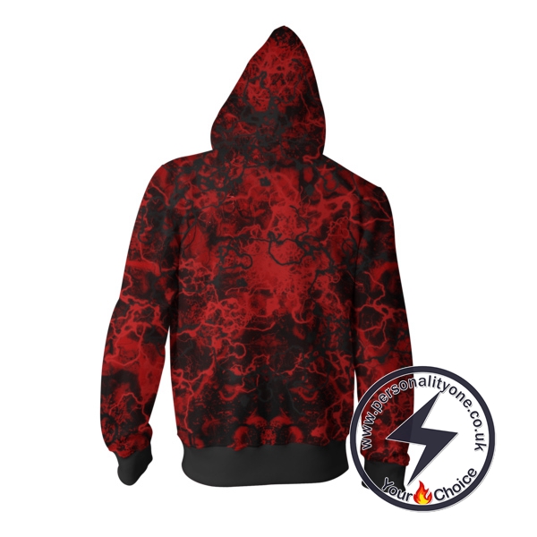 Spiderman Venom Carnage Zip Up Hoodie Jacket